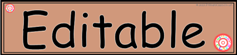 Tray Label Brown