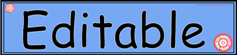 Tray Label Light Blue