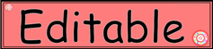 Tray Label Red